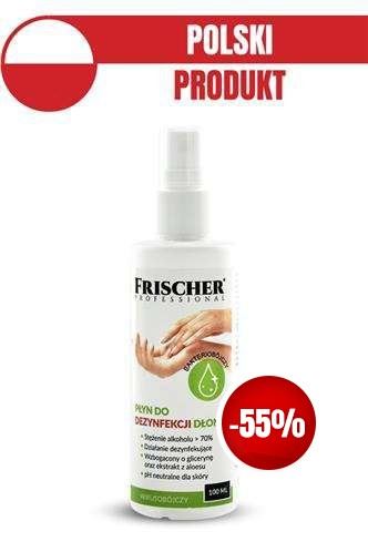 Frischer 100ml płyn do dezynfekcji dłoni spray