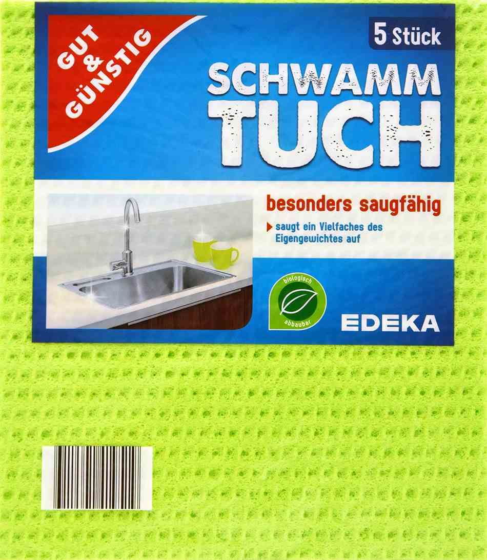 Gut&Gunstig ściereczki gąbczaste 5szt
