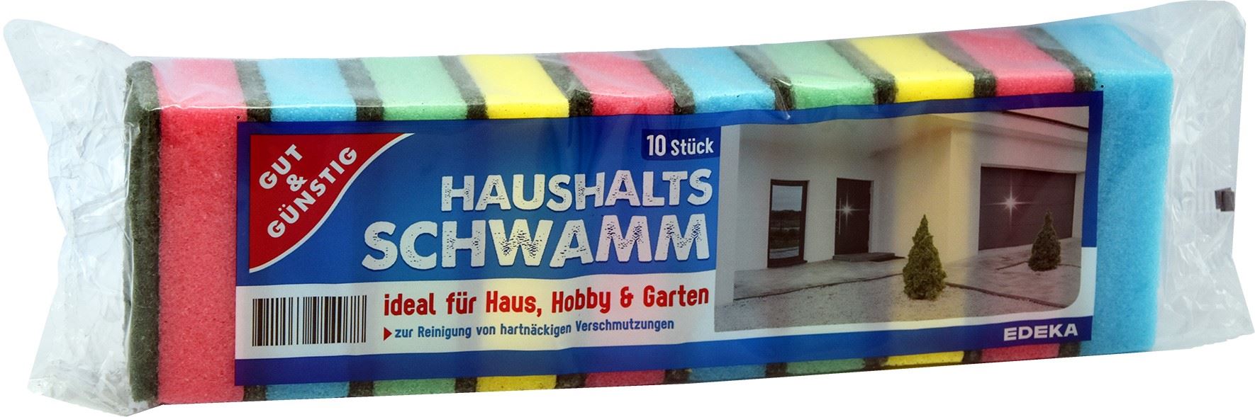 Gut&Gunstig gąbki do naczyń małe 10szt