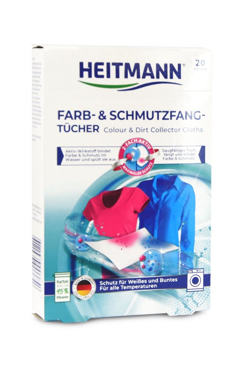 Heitmann Farb&Schmutz chusteczki wyłap. 20szt