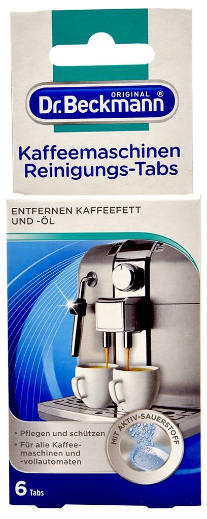 Dr Beckmann Kaffeemaschinen Reinigungs-Tabs 6x1,6g